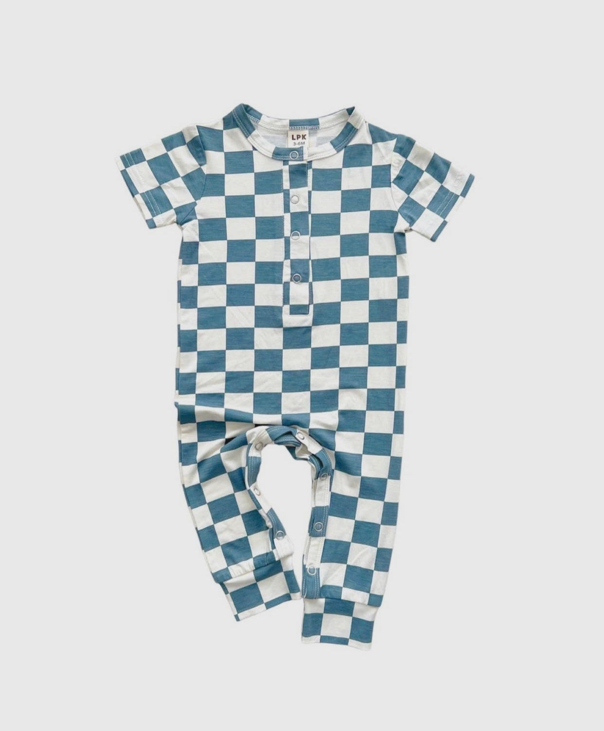 Bamboo Checkered Jumpsuit