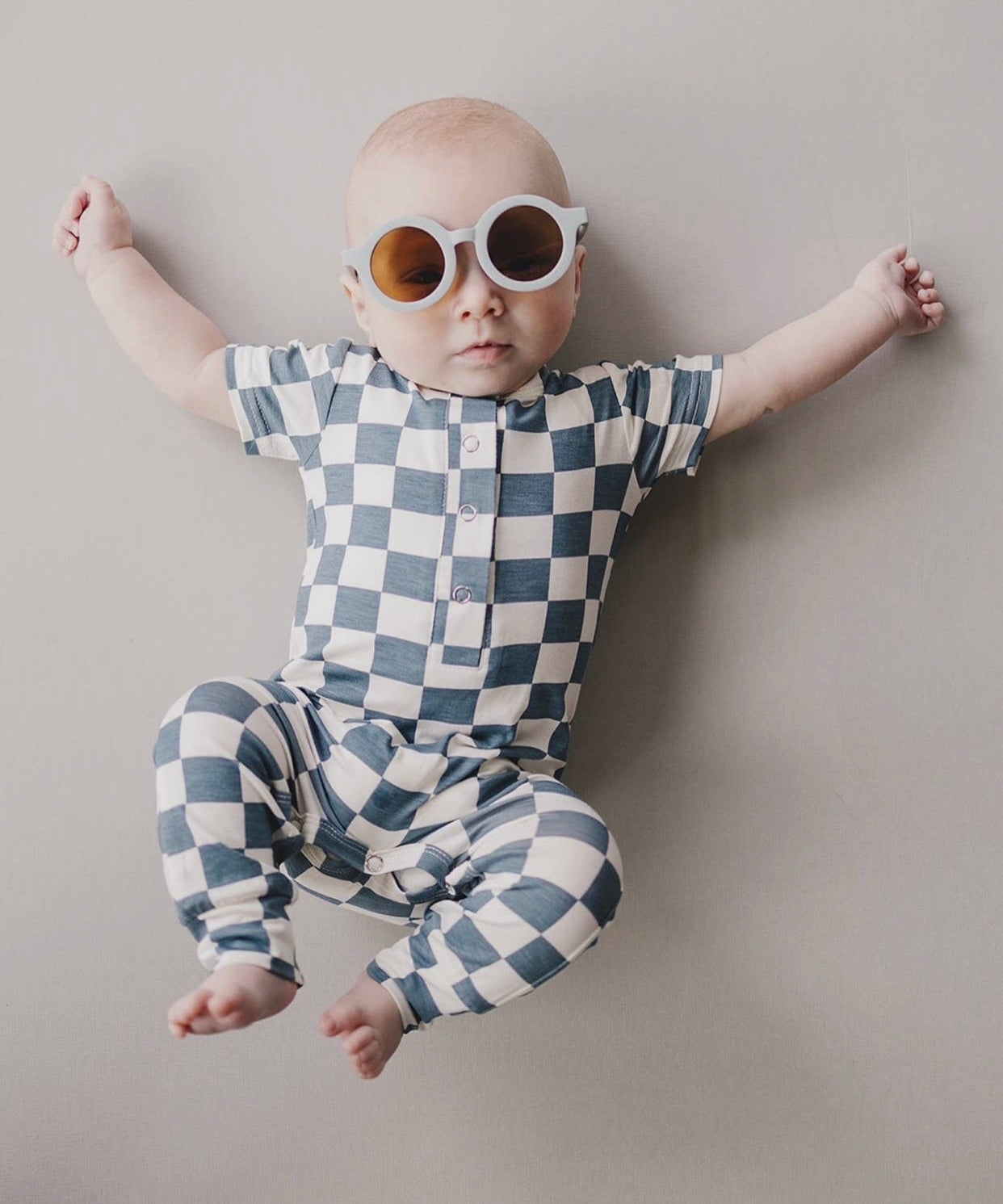 Bamboo Checkered Jumpsuit